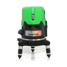 3 line green l line for measurement rotari beam cross laser level